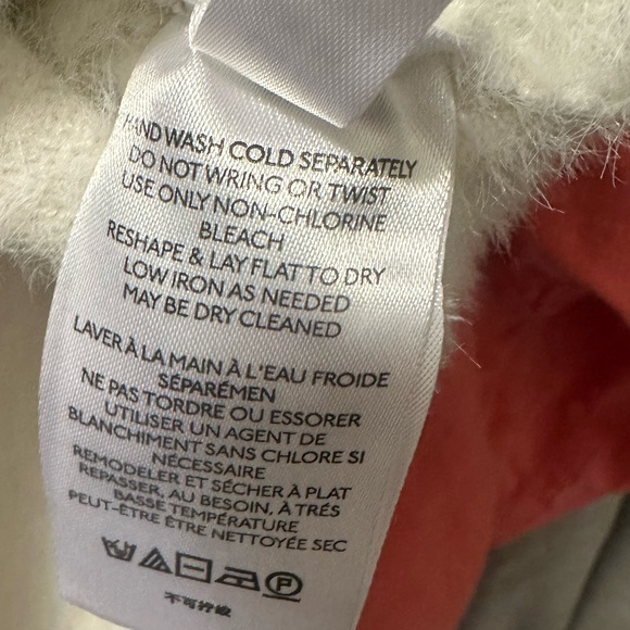 Anthropologie White Crew Neck Short Sleeve Sweater - Picture 8 of 10